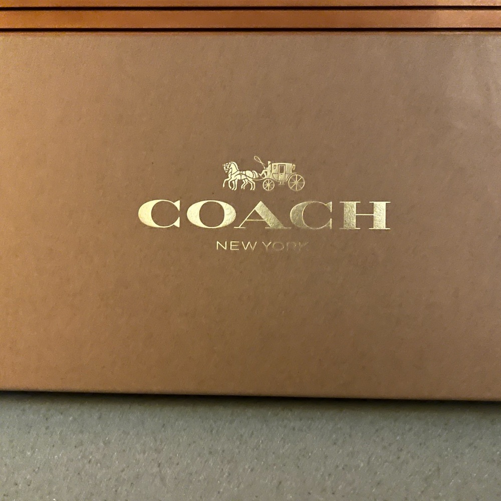 Coach Anna Foldover Clutch Crossbody In Pink - Picture 3 of 5